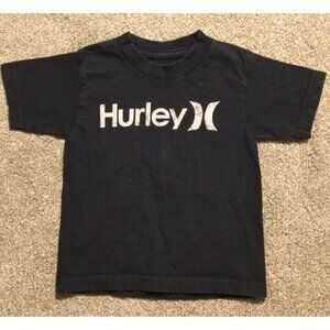 2T VGUC Hurley Black Logo Tee